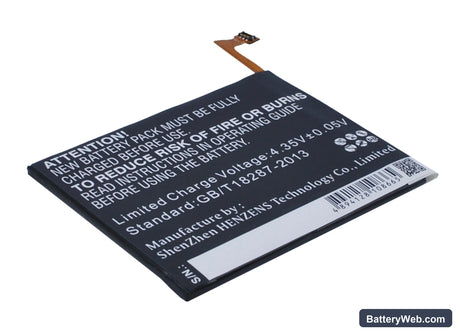 Wiko Getaway Replacement Battery, 3.8V, 2000mAh, Li-Polymer 4