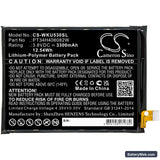 Wiko RIDE 3 Replacement Battery, 3.8V, 3300mAh, Li-Polymer 3