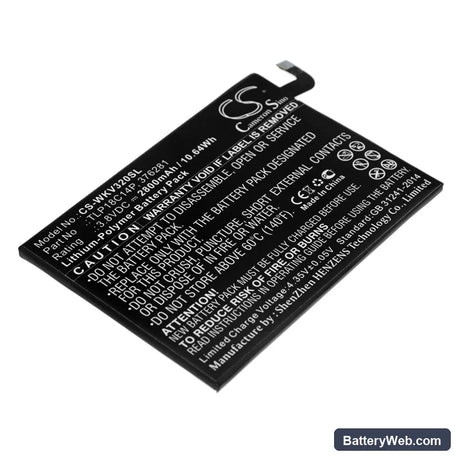 Wiko View Max Replacement Battery, 3.8V, 2800mAh, Li-Polymer 1
