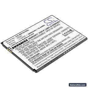 Wiko Y61 Replacement Battery, 3.8V, 2800mAh, Li-ion 1