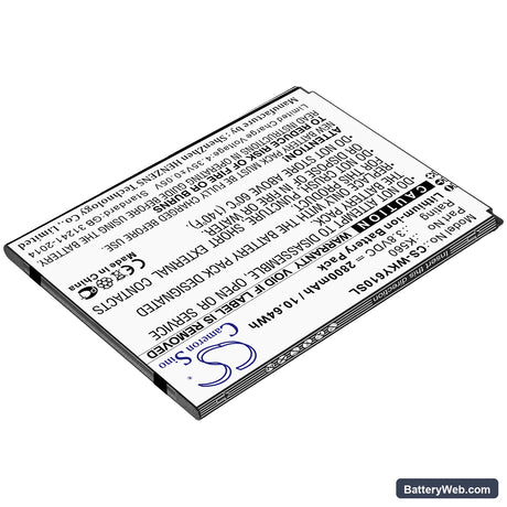 Wiko Y61 Replacement Battery, 3.8V, 2800mAh, Li-ion 2