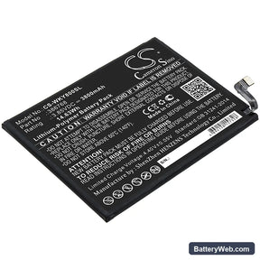 Wiko Y80 Replacement Battery, 3.85V, 3800mAh, Li-Polymer 1