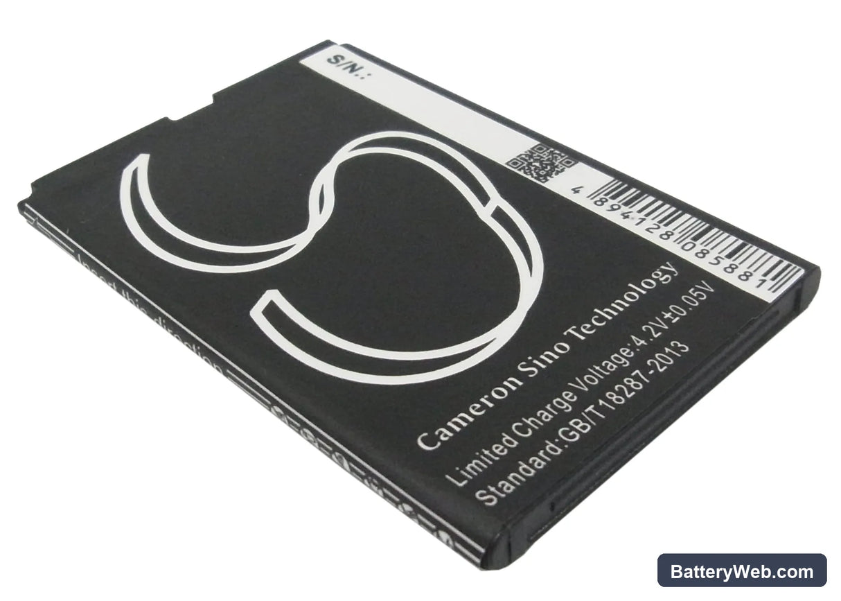 Wiko Ozzy Replacement Battery, 3.7V, 1100mAh, Li-ion 3