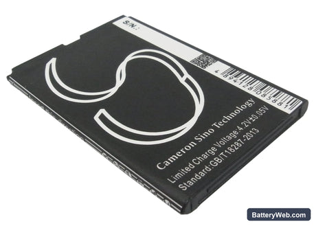 Wiko Ozzy Replacement Battery, 3.7V, 1100mAh, Li-ion 3