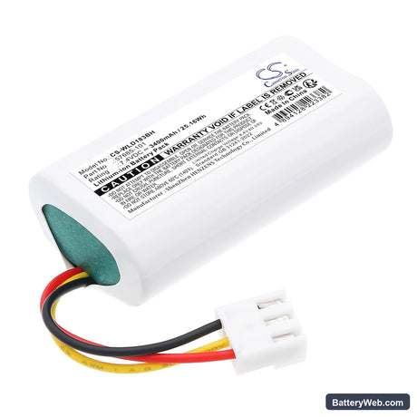 Winland D-011-0183 Replacement Battery, 7.4V, 3400mAh, Li-ion 1