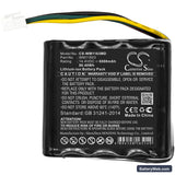 Weinmann Accuvac Pro Replacement Battery, 14.4V, 6000mAh, Li-ion 3