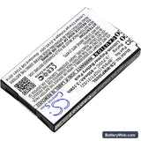 WM Systems WMP 300 Replacement Battery, 3.7V, 850mAh, Li-Polymer 2