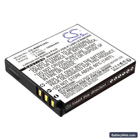 Wisycom MRP61 Transmitter Replacement Battery, 3.7V, 1050mAh, Li-ion 1