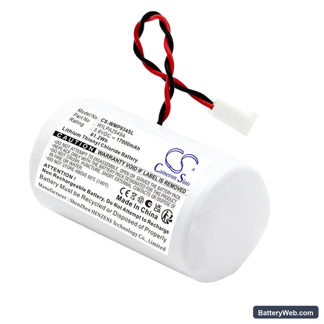 Water Meter WILPA2549A Replacement Battery, 3.6V, 17000mAh, Li-SOCl2 1