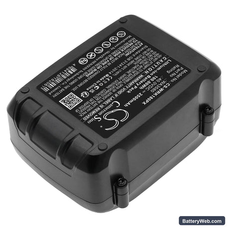 Worx WG180 Replacement Battery, 40V, 2500mAh, Li-ion 2