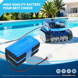 Limpiafondos Para Replacement Battery, 7.4V, 5200mAh, Li-ion 6