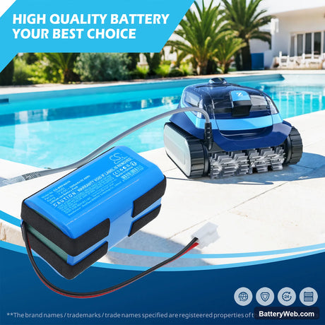 Limpiafondos Para Replacement Battery, 7.4V, 5200mAh, Li-ion 6