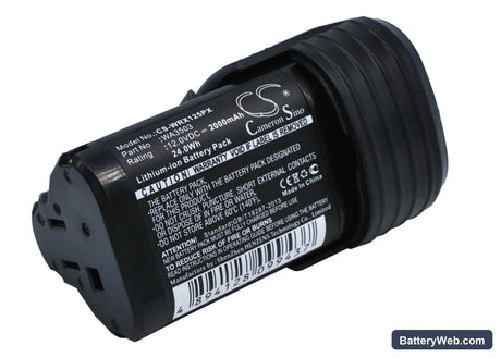 Kress KU202 Replacement Battery, 12V, 2000mAh, Li-ion 2