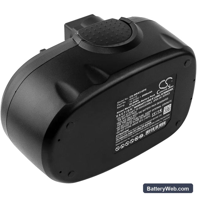Worx WG150s Replacement Battery, 18V, 2000mAh, Ni-MH 1
