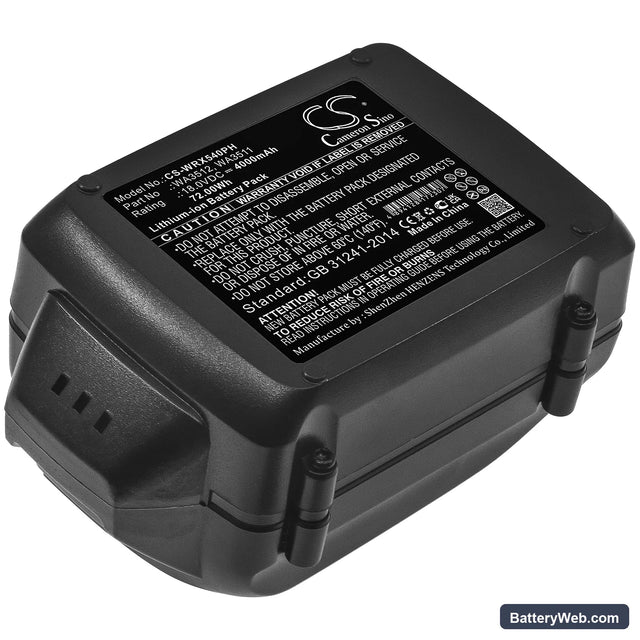 AL-KO Trimmer GTLi 18V Comfort Replacement Battery, 18V, 4000mAh, Li-ion 1