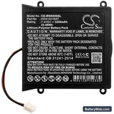Owon HDS-N oscilloscope Replacement Battery, 7.4V, 3200mAh, Li-Polymer 3
