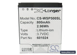 Swissvoice MP50 Replacement Battery, 3.7V, 800mAh, Li-ion 5