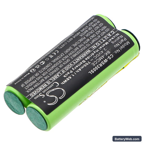 Waterpik Sensonic Plus SR-3000 Replacement Battery, 2.4V, 700mAh, Ni-MH 2