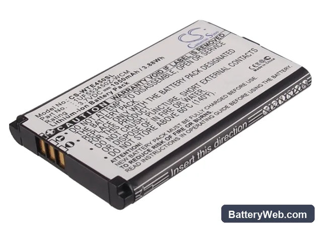 Wacom Intuos5 Touch Replacement Battery, 3.7V, 1050mAh, Li-ion 1