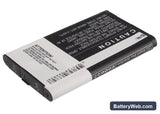 Bamboo CTH-470K-xx Replacement Battery, 3.7V, 1200mAh, Li-ion 4