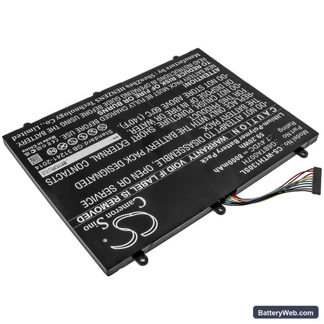 Wacom Cintiq Companion 2 Replacement Battery, 7.4V, 8000mAh, Li-Polymer 2