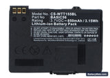 Way Systems MTT 1510 Replacement Battery, 3.7V, 850mAh, Li-ion 1