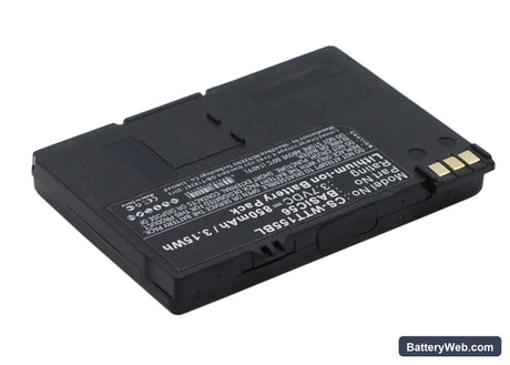 Way Systems MTT 1510 Replacement Battery, 3.7V, 850mAh, Li-ion 3