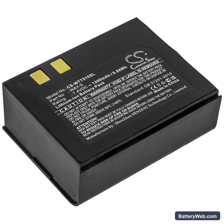 Way Systems WAY-S Replacement Battery, 7.4V, 1200mAh, Li-ion 1