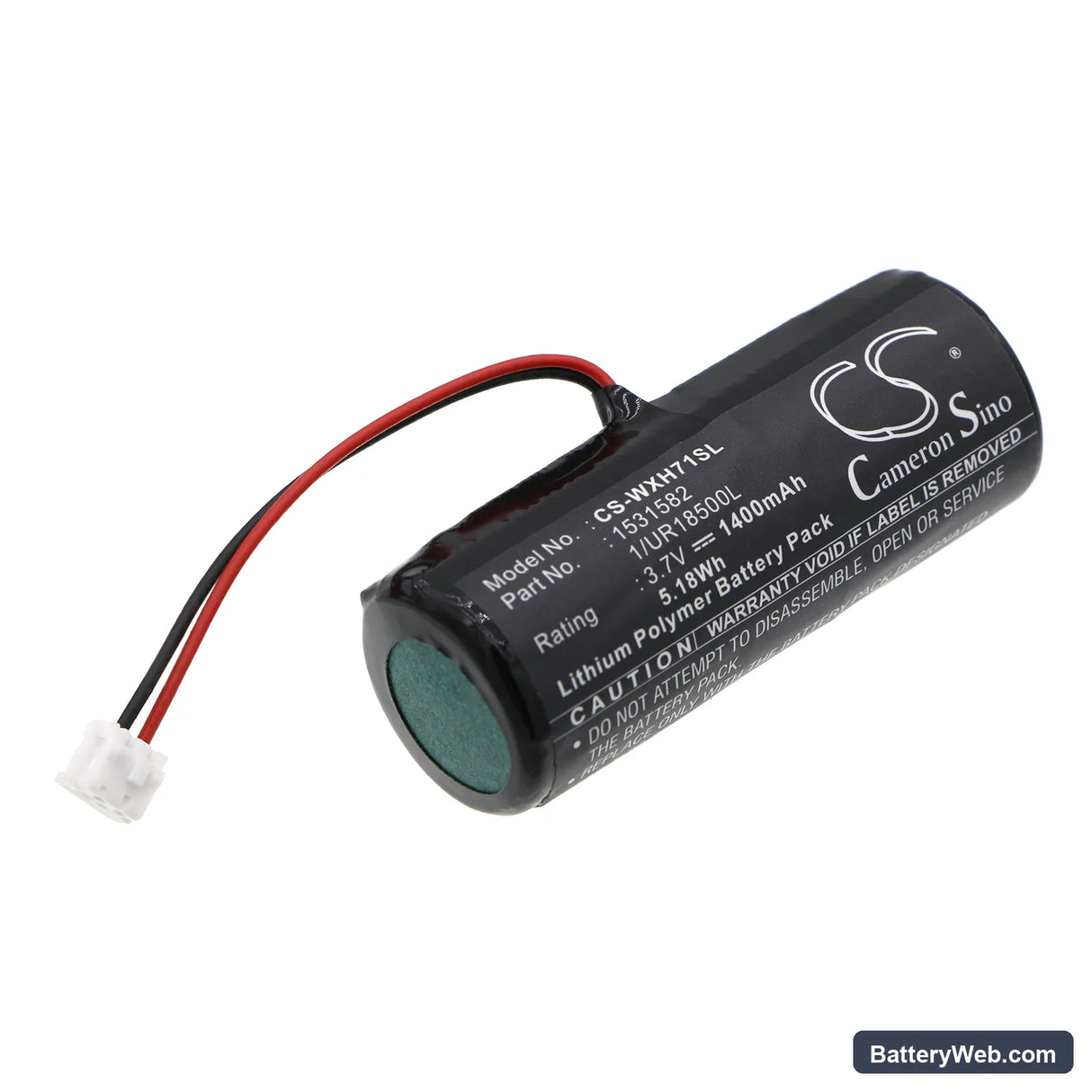 Wella Xpert HS71 Replacement Battery, 3.7V, 1400mAh, Li-ion 1