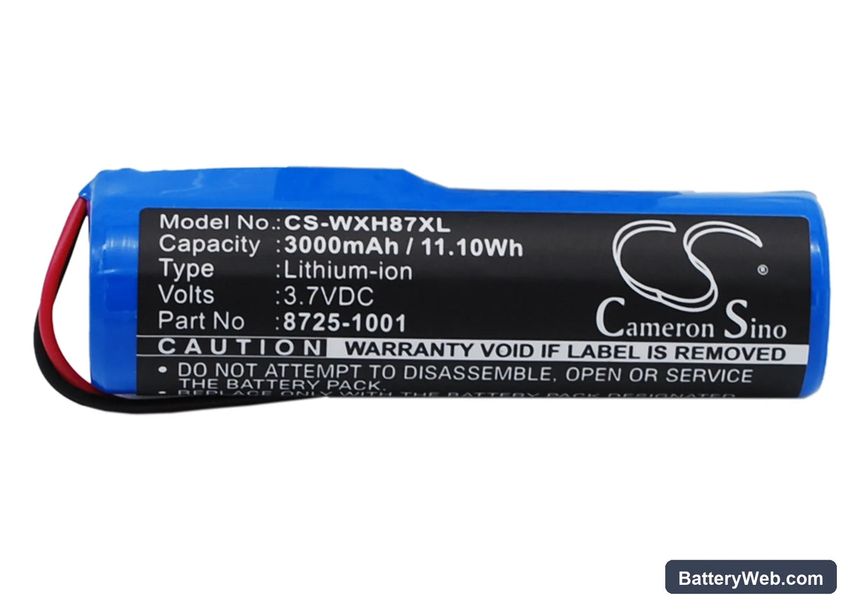 Wella Eclipse Clipper Replacement Battery, 3.7V, 3000mAh, Li-ion 1