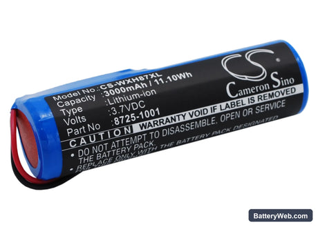 Wella Eclipse Clipper Replacement Battery, 3.7V, 3000mAh, Li-ion 2