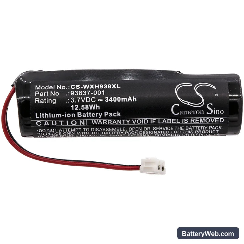 Wahl Cordless Magic Clip Replacement Battery, 3.7V, 3400mAh, Li-ion 3