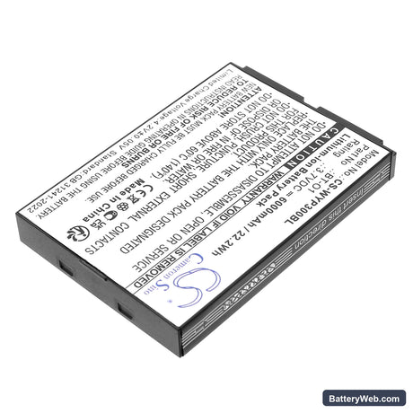 Wiseasy P3 Replacement Battery, 3.7V, 6000mAh, Li-ion 2