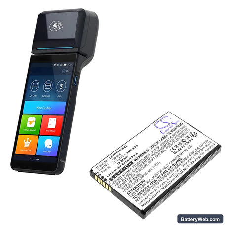 Wiseasy N6 Replacement Battery, 7.4V, 2600mAh, Li-ion 4