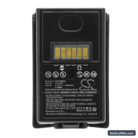Microsoft Xbox X360 Replacement Battery, 2.4V, 1200mAh, Ni-MH 5