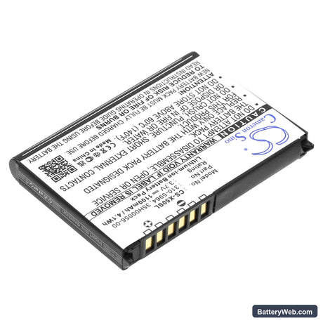 Dell Axim X50 Replacement Battery, 3.7V, 1100mAh, Li-ion 2