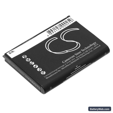 Dell Axim X50 Replacement Battery, 3.7V, 1100mAh, Li-ion 3