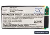 MWG XDA Replacement Battery, 3.7V, 1700mAh, Li-Polymer 5