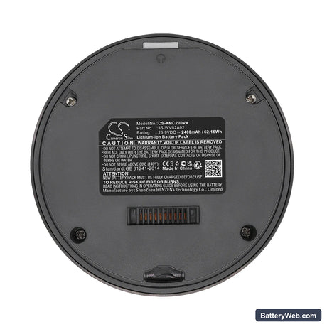 Viomi Cyber Lite Replacement Battery, 25.9V, 2400mAh, Li-ion 5