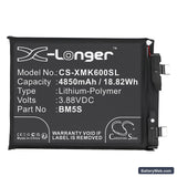 Xiaomi K60 Ultra Replacement Battery, 3.88V, 4850mAh, Li-Polymer 3