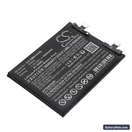 Redmi 24115RA8EC Replacement Battery, 3.85V, 5600mAh, Li-Polymer 1