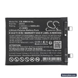 Redmi 24115RA8EC Replacement Battery, 3.85V, 5600mAh, Li-Polymer 3
