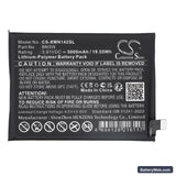 Redni 24116RACCG Replacement Battery, 3.91V, 5000mAh, Li-Polymer 3