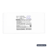 Dreame P10 Pro Replacement Battery, 25.6V, 2400mAh, Li-ion 5