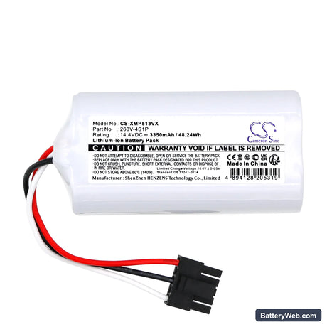 Xiaomi Mi Robot vacuum Mop 2 Lite Replacement Battery, 14.4V, 3350mAh, Li-ion 3