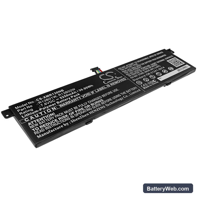 Xiaomi Mi Notebook Air 13.3 2018 Replacement Battery, 7.6V, 5250mAh, Li-Polymer 1