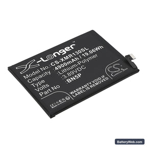 Redmi Note 13 Replacement Battery, 3.89V, 4900mAh, Li-Polymer 1