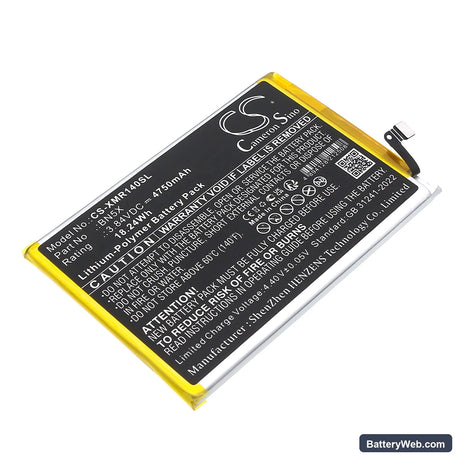 Xiaomi 2409BRN2CA Replacement Battery, 3.84V, 4750mAh, Li-Polymer 1