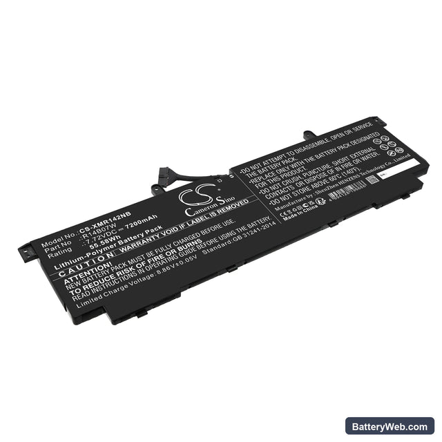 Xiaomi NoteBook Pro 14 2022 Replacement Battery, 7.72V, 7200mAh, Li-Polymer 1