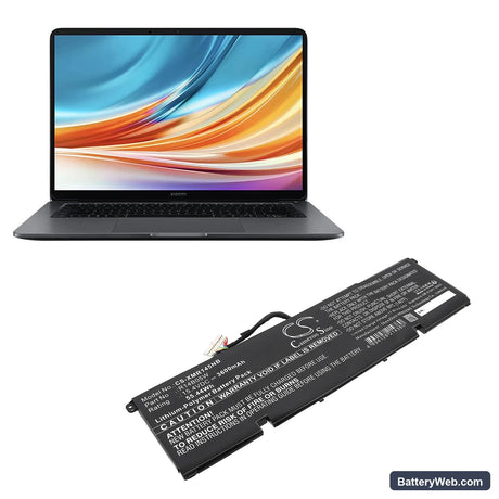 Xiaomi Pro X 14 Replacement Battery, 15.4V, 3600mAh, Li-Polymer 6
